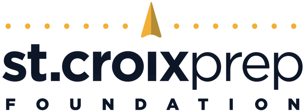 Foundation Logo Blue Text Yellow Icon